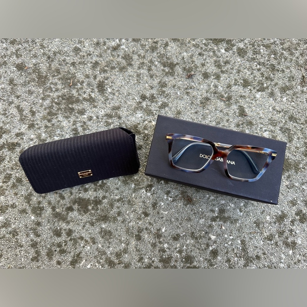 Authentic Dolce & Gabbana Tortoiseshell Glasses with Original Box